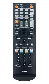 【中古】RC-896M 取り替えっこ用遠隔操作 Onkyo AV受信システム TX-SR444 TXSR444用