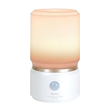 【中古】【未使用】エルパ (ELPA) もてなしライト・据置(小) LEDライト 間接照明 ナイトライト 電池式 防水 HLH-1201(PW)
