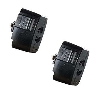 【中古】【未使用】ライティングレール用抜止コンセント 引掛シーリングプラグ ダクトレール用 取付簡単(15A 125V 50/60Hz専用まで) 引掛シーリングボディ ライティ