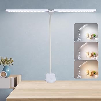 【中古】クリップライト デスクライト led 読書灯 卓上ライト - Deaunbr USB 充電式 48LED 目に優しい デスクスタンド コードレス 明るい デスクスタンド