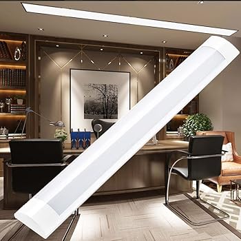 【中古】LED蛍光灯 LEDシーリングライト ベースライト キッチンベースライト 器具一体型 照明器具 昼白色 20W形 60cm 2200lm 薄型ledシーリング 全光束