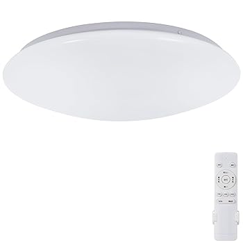【中古】【未使用】LEDシーリングライト8畳 30W（最大38W) Φ31cm 4800LM天井照明器具シーリング+ライト おしゃれ 蛍光灯 電気 調色/調光タイプ 昼光色 電球色 リモ