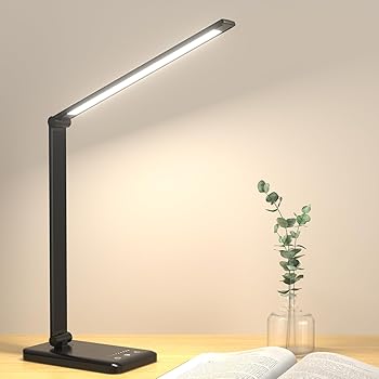 【中古】【未使用】デスクライト LED コードレス 充電式 スタンドライト 10段階調光 5段階調色 タイマー機能・記憶機能 高輝度 USB給電式 デスク ライト 電気スタン