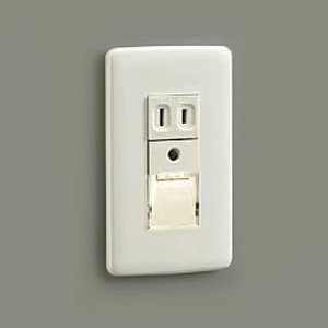 【中古】【未使用】大光電機 DAIKO LED自動点滅器付足元灯 LED内蔵 自動点滅器 LED 0.1W 電球色 2700K 電気工事必要 ホワイト DBK-36713