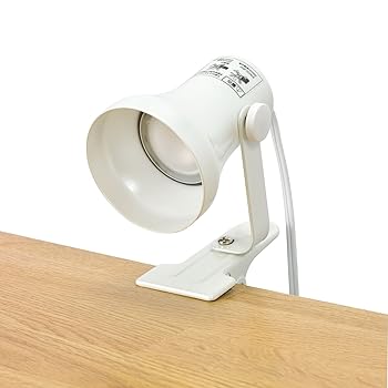 【中古】エルパ (ELPA) LEDクリップライト LEDライト 勉強机 間接照明 380lm 電球色相当 パールホワイト SPOT-L101L(PW)