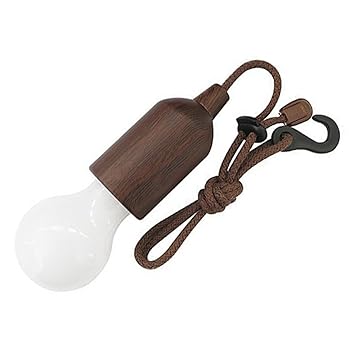 【中古】【未使用】DAISHIN 引くだけ簡単LEDライト 昼白色 ダークブラウン DLB003DB