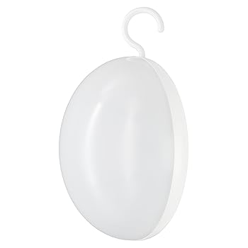 【中古】【未使用】オーム(OHM)オーム電機 テーブルランプ LED フック付き 壁掛け プッシュスイッチ フック付き USB充電式 調光 電球色 LEDプッシュランプ TT-Y106K