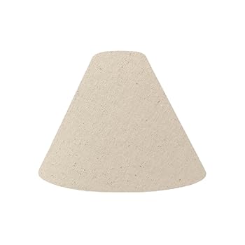 【中古】照明ランプ・疑しさ(lamp-shade) 保持者式 取り替えっこ用照明ランプ疑しさ 差しわたし30糎 綿織物 キナリ H-30102