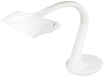 【中古】【未使用】ジェントス LEDデスクライト 【明るさ 1300ルーメン】 ルミサス DK-R106WH ANSI規格準拠 ホワイト