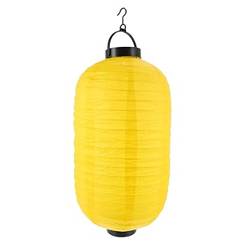 【中古】【未使用】DOITOOL 提灯 ちょうちん 長型 黄色 屋外 LED 盆提灯 お祭り・パーティー・イベント・結婚式 装飾用 ランタンライト ぶら下げ 装飾 伝統的 日本