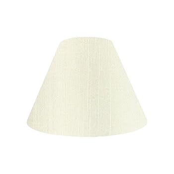 【中古】【未使用】lamp-shade 【A-33151】アーム式シェード ランプシェード交換用 電気スタンドの傘 照明 シャンタン クリーム 直径33cm