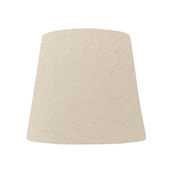 【中古】lamp-shade 【A-33255】アーム式シェード ランプシェード交換用 電気スタンドの傘 照明 綿布 キナリ 直径33cm