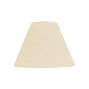 【中古】lamp-shade アーム式 ランプシェード 直径36cm 下部360mm 綿布 薄ベージュ A-36165