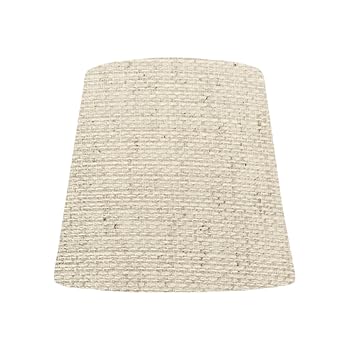 【中古】照明ランプ・疑しさ(lamp-shade) 保持者式 取り替えっこ用照明ランプ疑しさ 差しわたし33糎 綿麻キナリ H-33255