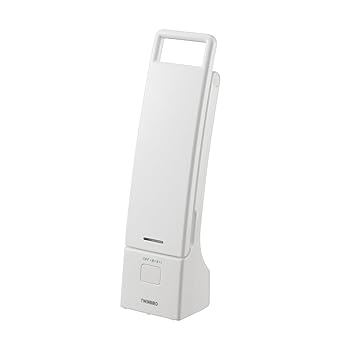 【中古】TWINBIRD 充電式リビング学習LEDライト ホワイト LE-H318W