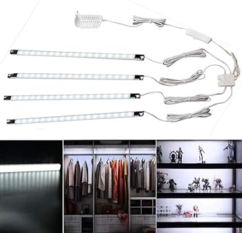 【中古】MYzakaya LED キャビネットライト フィギュア バーライト 間接照明 ディスプレイケース用 棚下直付型スティックライト 4本セット (昼白色6000K)|AJIMURA-SHOP