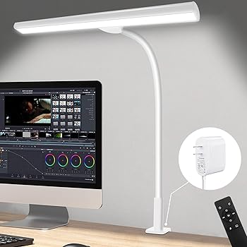 【中古】【未当て嵌める】学習机ともし火 LEDPTS.jp LED 調色 調光 非対称的配光 高明快さ ゼムクリップともし火 目に愛想のいい 360度回転させる手 タイマー 覚えている役立つこと付き添い人 タッチセンサー