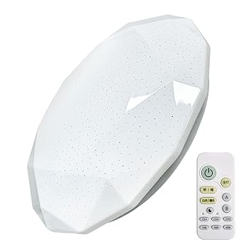 【中古】【未使用】ArcLight LEDシーリングライト 8畳 星空効果 無段階調光調色ledシーリングライト 昼光色 電球色 豆電常夜灯モード リモコン付き LEDシーリングラ