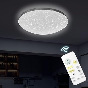 【中古】C-J-W LEDシーリングライト 8畳 リモコン付 無段階連続調光調色 昼光色 電球色 30W 3800LM メモリ機能 豆球常夜灯モード 15分/30分/60分スリープ｜AJIMURA-SHOP