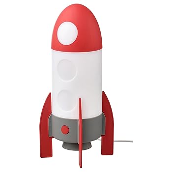【中古】AFTONSPARV アフトンスパルヴ LED時刻表照明ランプ - ロケット花火/マルチ色つや 405.552.34