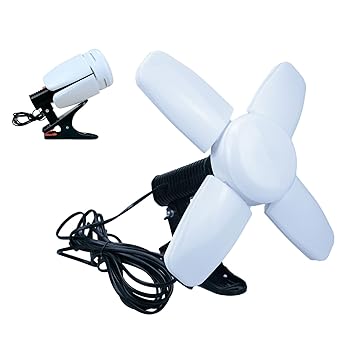 【中古】百貨店ともし火 高明快さLED LED白熱電球付 ゼムクリップ照明ランプ 5400ルーメン 昼光色 60W 角度自然調整式/繋ぎ合わせる能力のある 5m吊りひも お役目用 照明装置手道具 屋内用 E26口金 dk-szd0