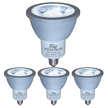 【中古】【未当て嵌める】FWAYTECH LED注目の的 12V EZ10口金 COB6W 昼白いこと好いかげんに 導管軌跡用 LED白熱電球 ハロゲン50W～60W好いかげんに 密閉手道具相応う (昼白いこと5000K, 12V専用