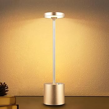 【中古】【未使用】Bexcel 高級コードレス LED テーブルランプ - 室内外で使えるエレガントな間接照明(ゴールド) 5,586円