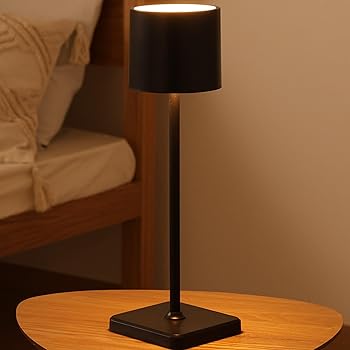 【中古】不二貿易 LEDテーブルランプ 幅12.5×奥行12.5×高さ39cm ブラック 41905