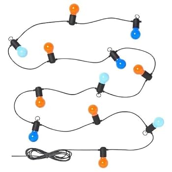 【中古】【未使用】IKEA イケア LEDライトチェーン 全12球 室内 マルチカラー m30593175 SOLVINDEN ソルヴィンデン