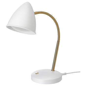 【中古】ＩＫＥＡ/イケア ISNALEN/イスノーレン：LED細工物照明ランプ37 糎 白いこと/金管楽器色（605.143.70）