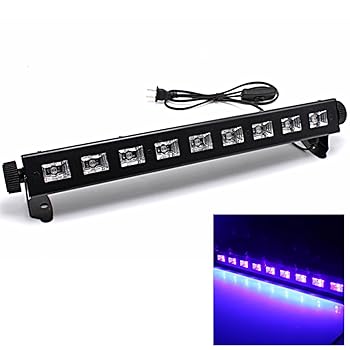 【中古】否ブランド名品ブラックライトバーステージライトUVともし火紫外線ともし火LED9LED27W屋内ともし火/寄りあい/婚礼の儀/一こま