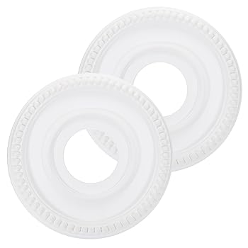 【中古】【未当て嵌める】PATIKIL シーリングメダリオン 2個 12\" OD x 4\"" ID PUかざり付けるてんじょうライトメダリオンシャンデリアメダリオントラディショナルシーリングライト"