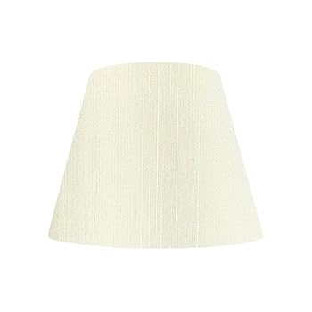 【中古】ランプ・シェード(lamp-shade) ホルダー式 交換用ランプシェード 直径40cm シャンタン クリーム H-40257