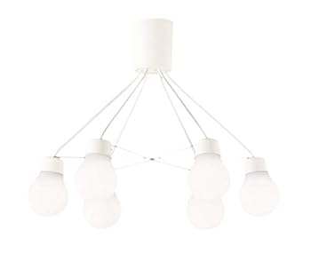【中古】パナソニック(Panasonic) シャンデリア LAMPDESIGNシリーズ LGB57629WCE1 引掛方式 ~6畳 ホワイト