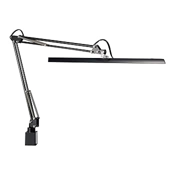 【中古】山田照明 Z-LIGHT LEDデスクライト 高演色Ra90 肌色きれい 明るさ2430Lx 合金鋼 ブラック Z-10RB