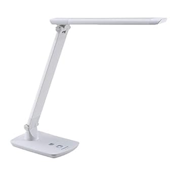 【中古】SQ-LD320-W(白いこと仕上) LED学習机照明ランプ 折り畳み 調光音の大きさ付
