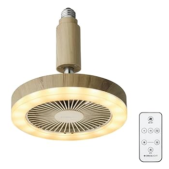 【中古】【未使用】ドウシシャ(DOSHISHA) DSLS61LLW サーキュライト 電球色・木目調 E26ソケット リモコン付