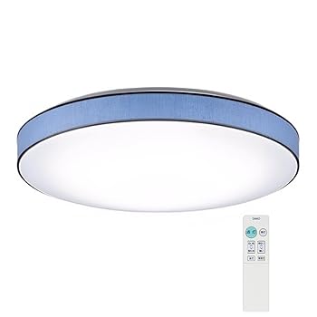 【中古】【未使用】大光電機 DAIKO LEDシーリングライト LED内蔵 調色調光 LED 32W 昼光色6500K~電球色2700K 3800lm Ra83~8畳 クイック取付式 ブルー DXL-81396