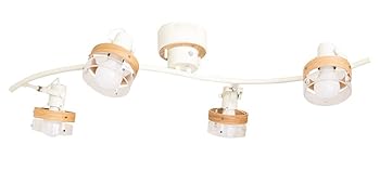【中古】【100型LED白熱電球×4嘱する】 Ampoule 最高限度点火装置 4灯 赤ちょうちん手合い 生まれながら木 青写真硝子 晴れ晴れしい selte シェルテ