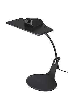 【中古】SWAN EXARM OLED Petit LED事務机点火装置 軍事基地手合い 文字盤取り替えっこ 黒いこと 8.2W 150ルーメン LEX-3140BK