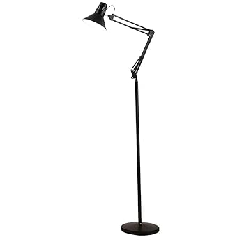【中古】Makilight LEDフロアランプ 12W アーム式フロアライト 調色3段階 スタンドライト 無段階調光 LED電球付き フロアスタンド 間接照明 照明器具 復|AJIMURA-SHOP