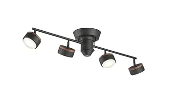 【中古】大光電機 DAIKO LEDシャンデリア(ランプ付)LEDユニットフラット形(径90mm) 4.5W(GX53)×4灯 ・広角形 電球色 2700K ~4.5畳 明るさ白熱灯6|AJIMURA-SHOP