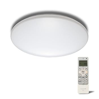 【中古】【日本一晴れ晴れしい最高限度点火装置】 ドウシシャ LED最高限度点火装置 20畳 調光11座標軸 調色11座標軸 常夜灯 防犯打つ手 おやすみタイマー 13500ルーメン Lum