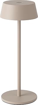 【中古】003400 Olika CORDLESS LED TABLE LIGHT (グレージュ) オリカコードレス 時刻表ともし火 LED 携帯型 アウトドア べランピング 学習机ともし火