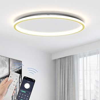 【中古】NJTOZXZC led シーリングライト 4畳 6畳 8畳 12畳 60W 無段階調光・調色スマホAPP遠隔制御/リモコン付き お好みモードを記憶 led照明 薄型 軽い｜AJIMURA-SHOP