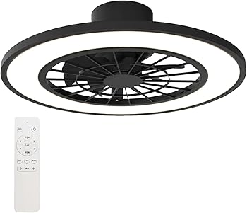 【中古】[東京Deco] LEDシーリングライト 扇風機 サーキュレーター ファン付き 10畳 約直径550mm ブラック リモコン付き 引掛シーリング 調色3段階(昼白 16,680円