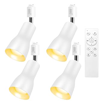 【中古】Pispoer ダクトレール用 レールライト ライティングバー用 ダクトレール照明 天井照明 間接照明 LED電球60W形付き E26 調光調色 消費電力8W ホワ