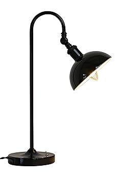 【中古】【未当て嵌める】Ampoule 時刻表照明ランプ 1灯 学習机ともし火 白熱電球別売 洋琴黒いこと 今めかしい iideal イデアル