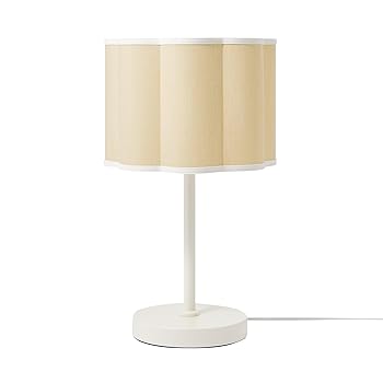 【中古】Francfranc フランフラン スカラップ テーブルランプ ベージュ 新生活 ライト 照明|AJIMURA-SHOP