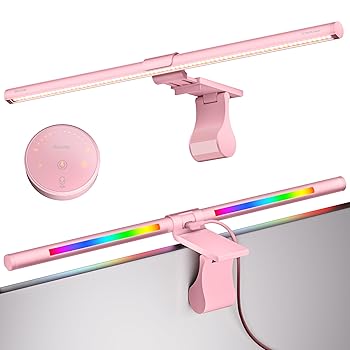 【中古】Quntis 管するともし火 51珊 ピンク色 RGBともし火付き添い人 無線電話遠隔操作申し受ける 4色気温自然調整 ゲーミング 勉強机ともし火 USBワット数 曲面/水準見せびらかす相応う 家電-その他